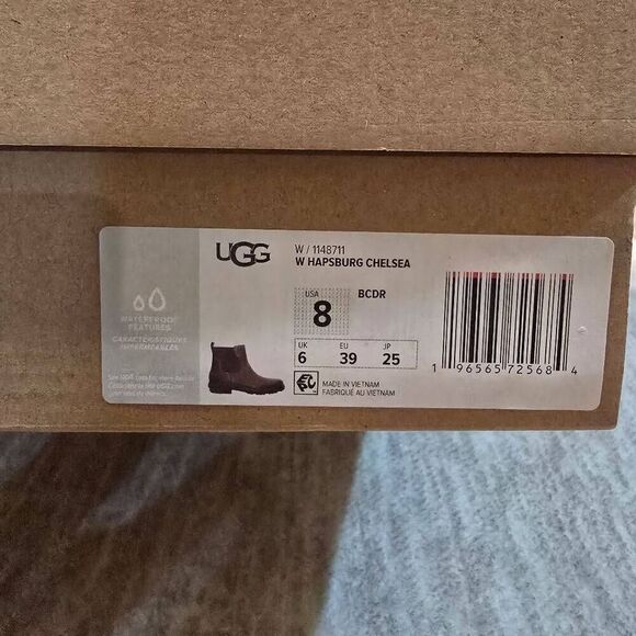 UGG - W HAPSBURG CHELSEA BOOTS - SZ. 8 - Picture 6 of 12